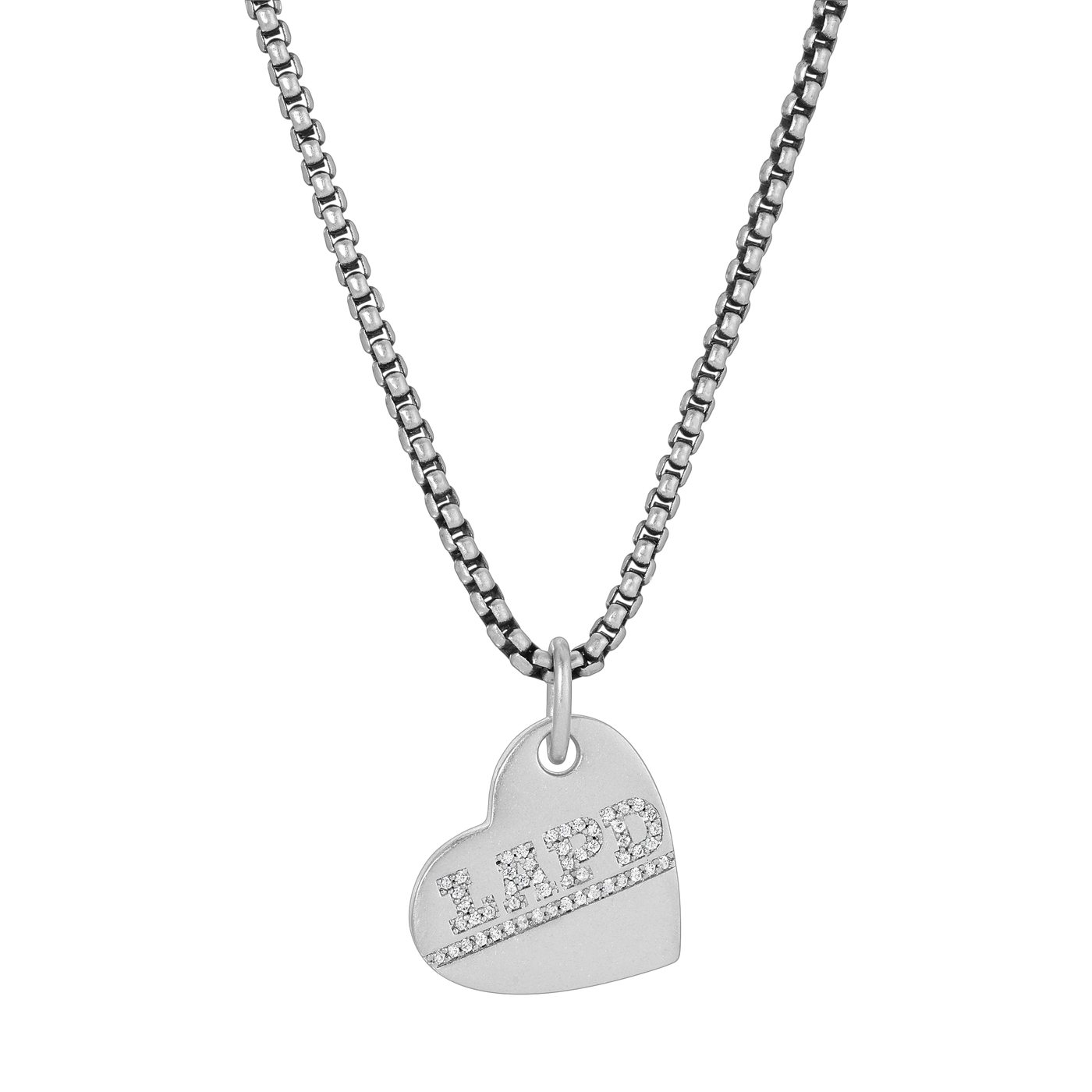 Safety Necklace in Silver