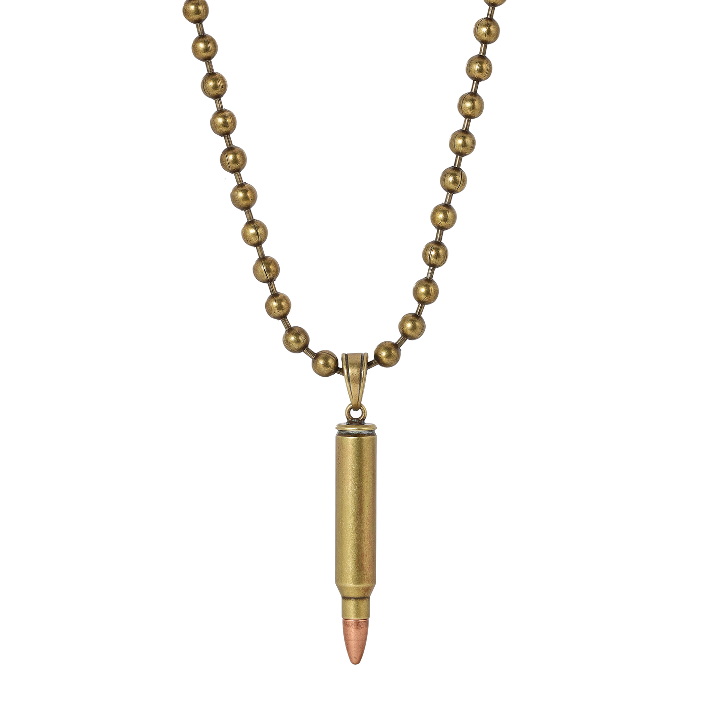 Bullet Pendant Necklace