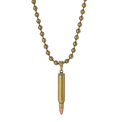 Bullet Pendant Necklace