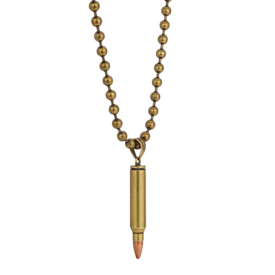 Bullet Pendant Necklace