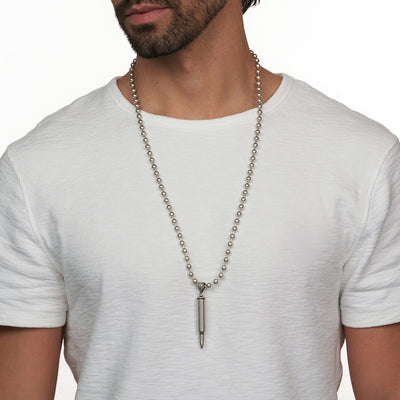 Bullet Pendant Necklace