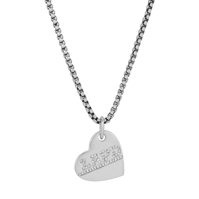 Safety Necklace in Silver