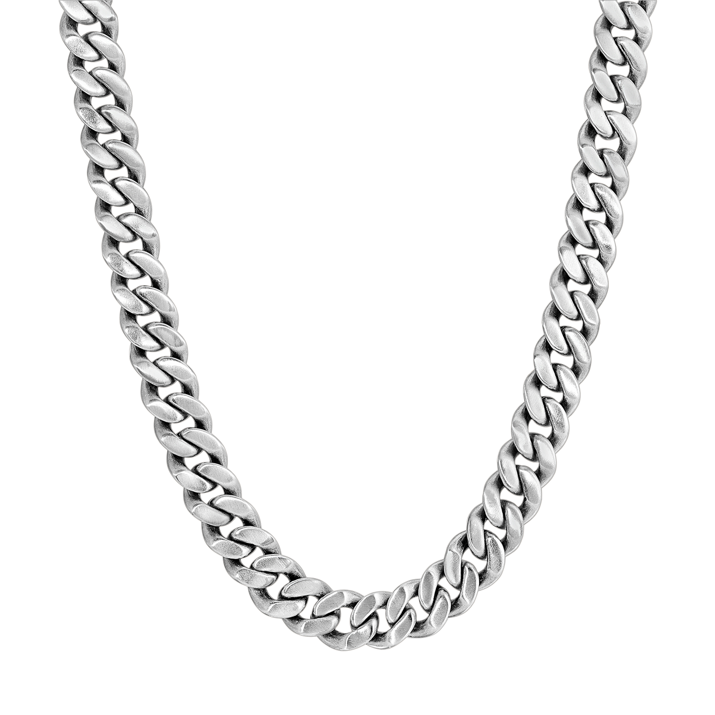 brightness Dog Tag with Rhodium chain