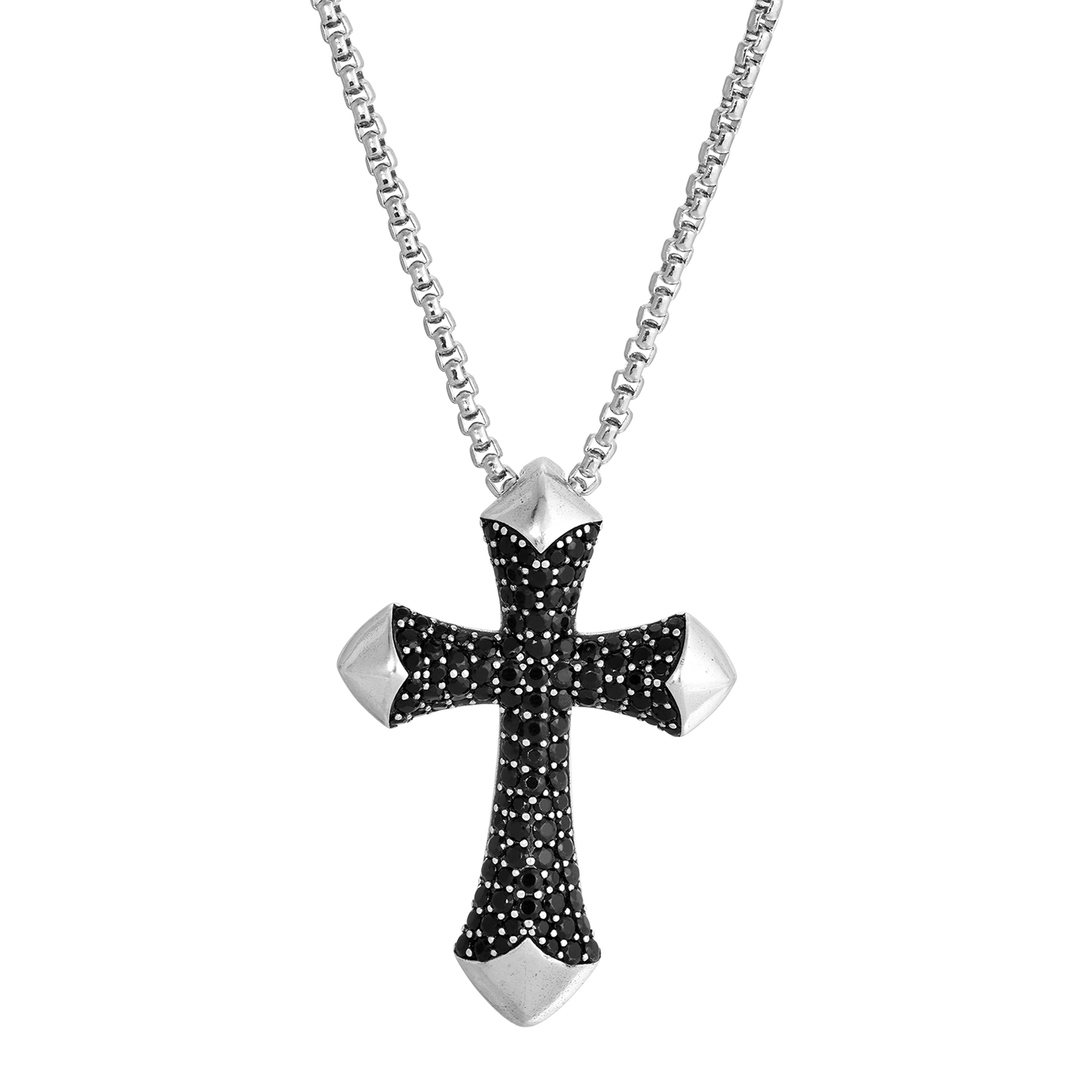 Goodwill Necklace in Black Cubic Zirconia