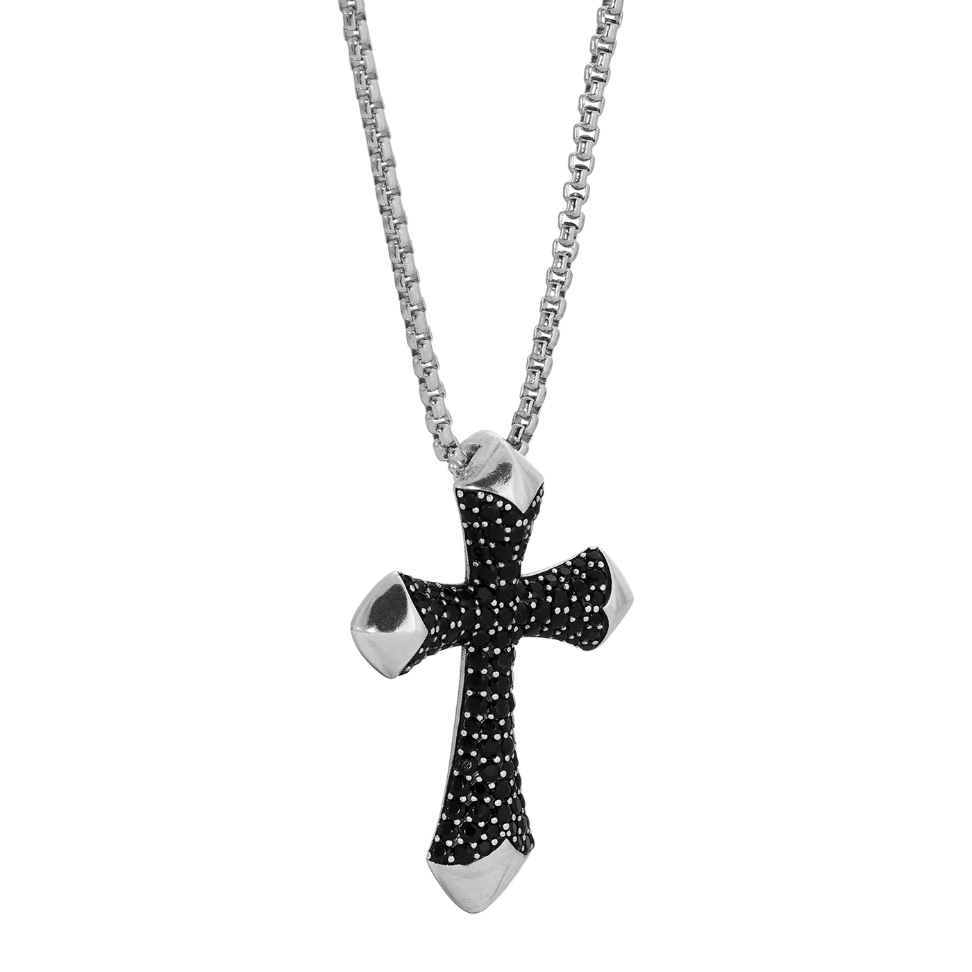 Goodwill Necklace in Black Cubic Zirconia