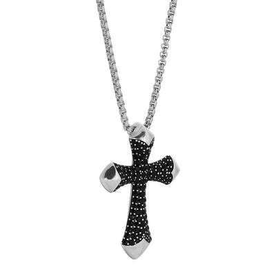 Goodwill Necklace in Black Cubic Zirconia