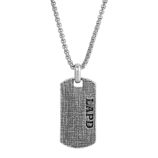 LAPD Signature Dog Tag Pendant chain – Glamboutique